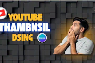 design a professional and eye catching youtube thumbnail that boosts clicks
