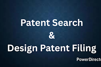 do patent search and design patent filing for your idea or product