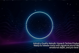 produce a melodic techno track ready for release on afterlife level labels