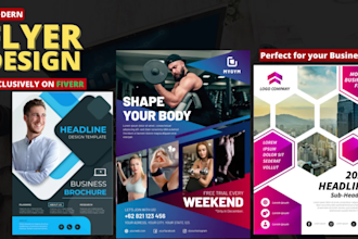 design birthday, business,grand opening and event flyer