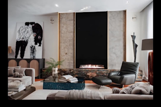 3d render the interior design