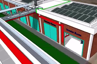 design 3d solar pv system on sketchup with pvsol or pvsyst simulation