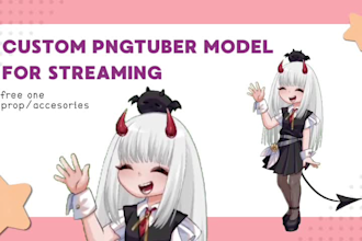 create chibi pngtuber model for streaming