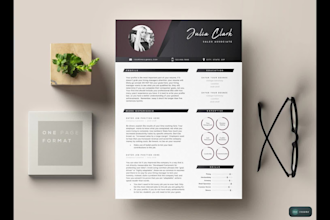 offer an editable resume and cover letter template