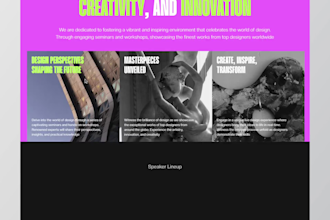 design event website event ticket websites with event booking website