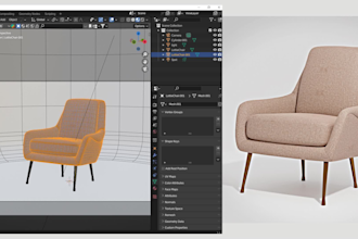 do cgi 3d furniture product modeling or rendering