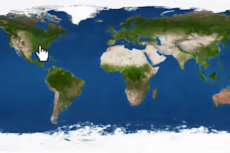 do custom map animations with google earth maps, geolayers 3 and motion graphics
