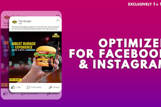 make product video ads for facebook instagram