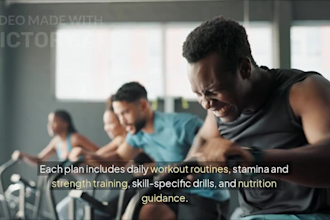 design a personalized fitness plan, badminton training