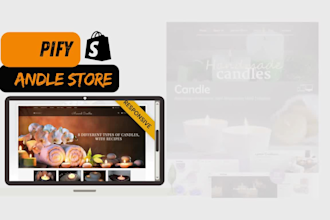 design candle shopify store candle shopify dropshipping store