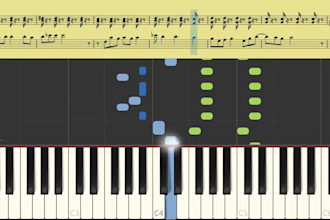create a music sheet for you with synthesia video