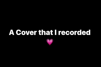 sing on your track professionally