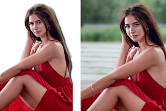 do professional background removal and transparent png creation