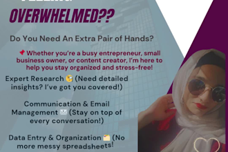 be your personal virtual assistant and executive, admin assistant