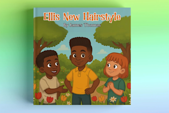draw  african american children book illustration and book cover