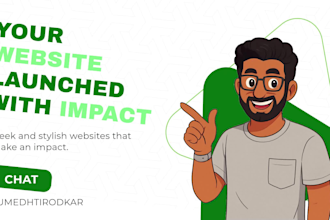 design modern and professional landing page or homepage