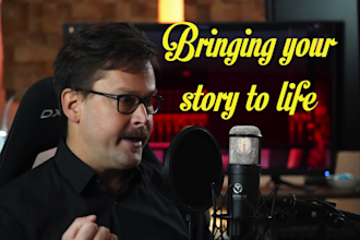 be your male german narrator for an audiobook or voiceover