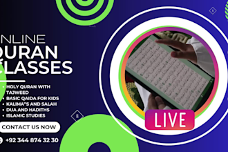 be your online quran tutor ,learn holy quran with tajweed