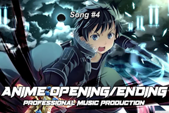 produce professional jpop or anime song for you