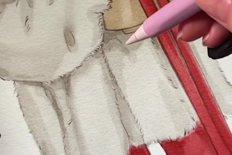 create a time lapse video of your fashion illustration process
