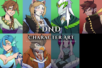 draw fantasy character pfp