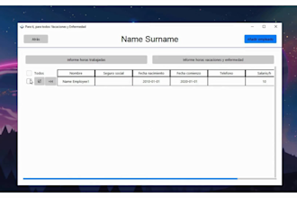 develop a professional desktop application for your company in python