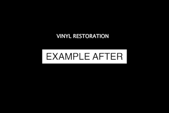 clean, repair and fix damaged, noisy audio