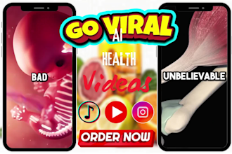 create viral ai health videos ai health supplements videos youtube tiktok reels