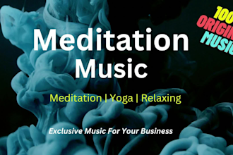create powerful and original meditation music with commercial rights