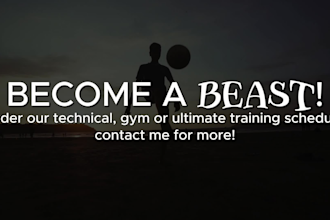 create a gym or football training schedule