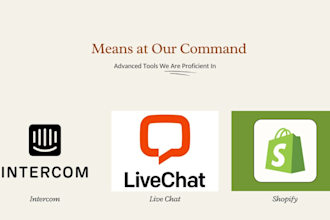 offer professional live chat, email support for your online store