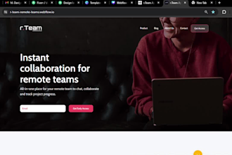 build responsive webflow website and figma to webflow