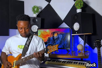 record top studio quality electric and acoustic guitar