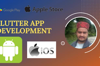 develop IOS and android mobile apps using flutter cross platform