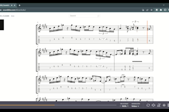 transcribe music into tabs or sheet music