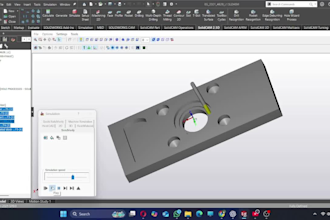 create cam and provide g code for cnc machining and milling