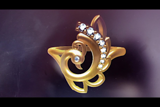 do 3d jewellery design model