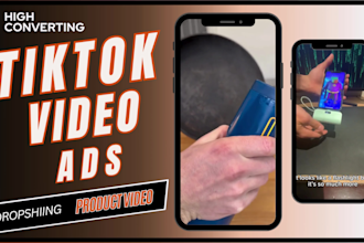 create viral tik tok video ads, dropshipping video ads with the perfect hooks