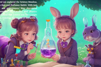 midjourney ai art childrens storybook illustration