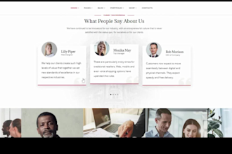 build a remarkable finance website, credit repair, tax and insurance website