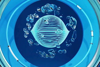 3d abstract animation 3d music visualization loop gif 4k abstract art houdini