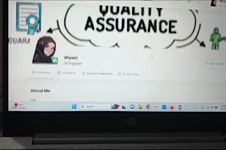 test the one page website