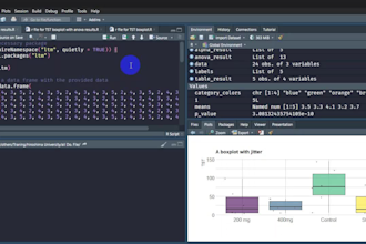 do statistical data analysis for survey, case control study
