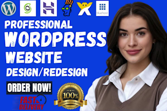 wordpress website design ionos bluehost godaddy siteground hostinger wix website