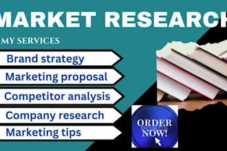 develop a winning brand strategy and marketing proposal with competitor insights