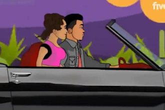 create realistic 2d cartoon music video, animation music video, character design