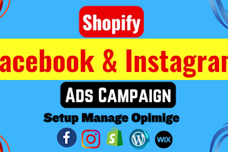 setup powerful shopify facebook ads campaign meta ads,fb advertising, marketing