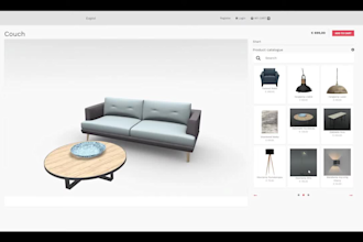 do 2d,3d furniture, sofa, chair, dining table configurator for your online store