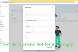 help to setup whatsapp automation on remote server with API