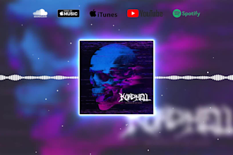 professionally design audio spectrum music visualizer